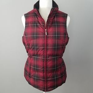 Eddie Bauer - Goose Down Plaid Vest